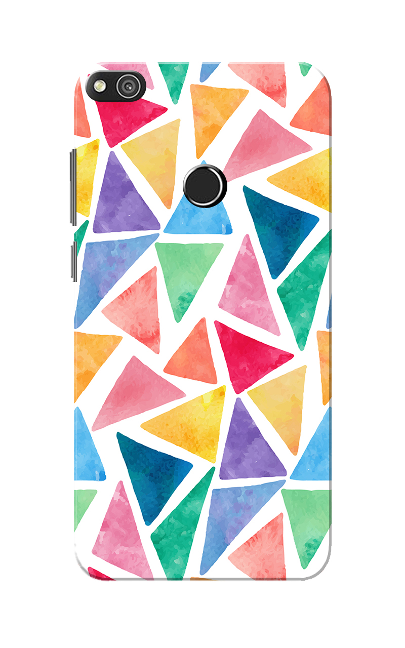 Buy Huawei Honor 8 Lite Case, Huawei P8 Lite Case, Triangle Pattern ...