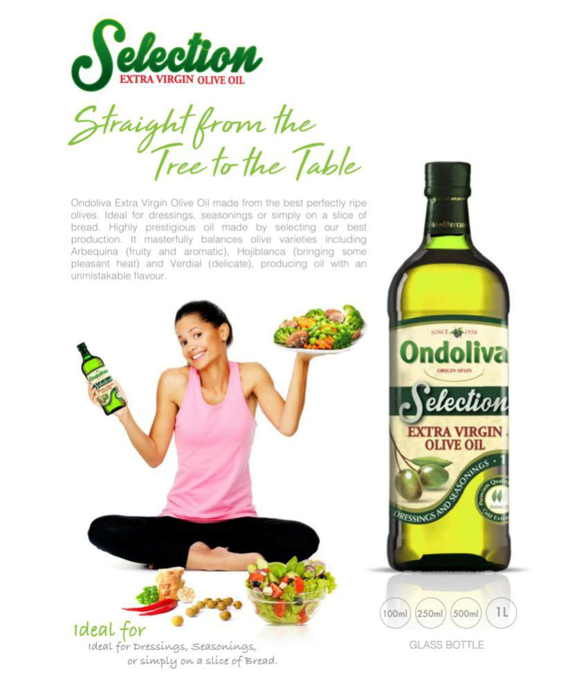 Buy Ondoliva Extra Virgin Olive Oil 1 l Pack of 2 Online @ ₹1398 from ...