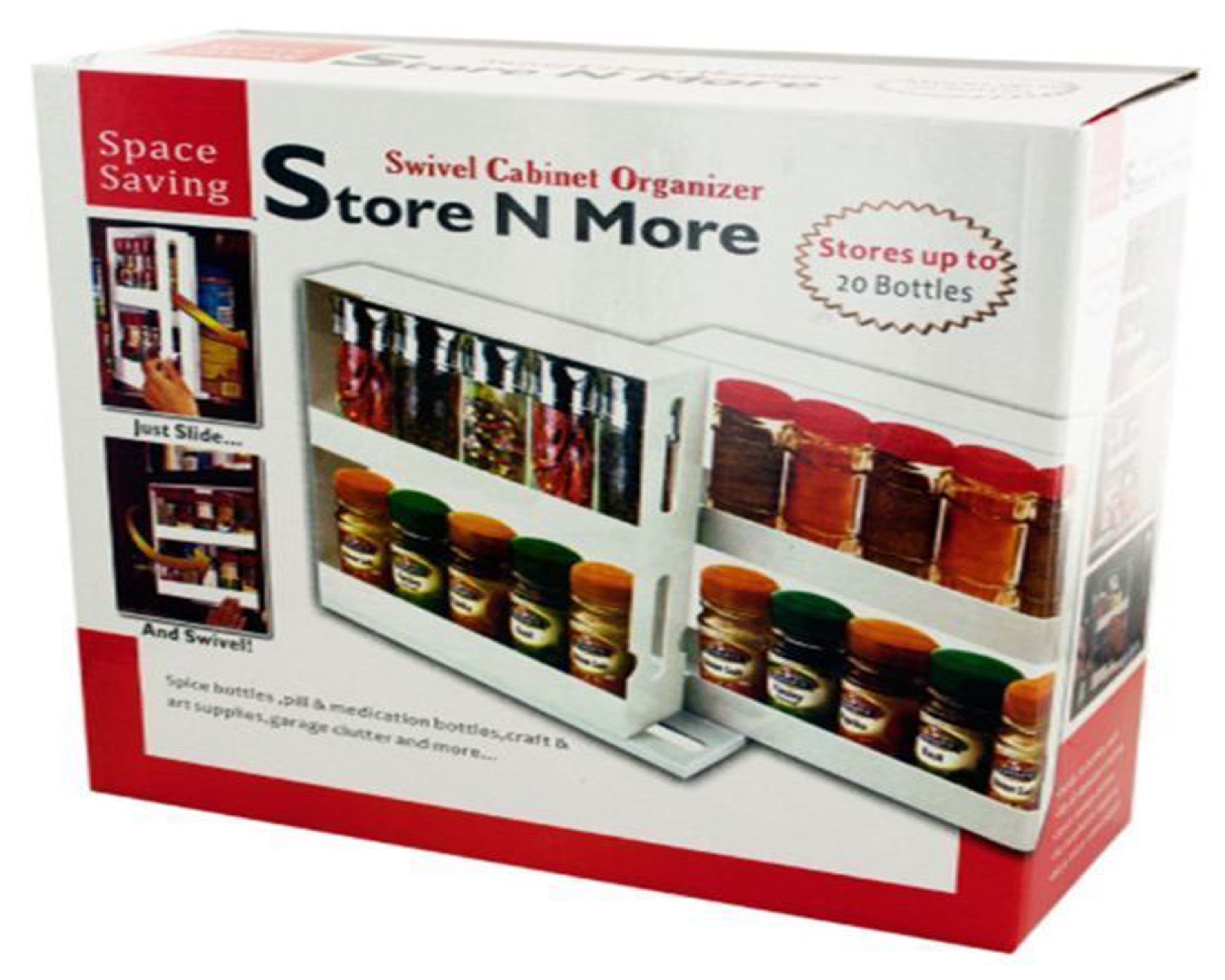 Buy Swivel Store Smart Storage Of Spices, Medication More For Swivel