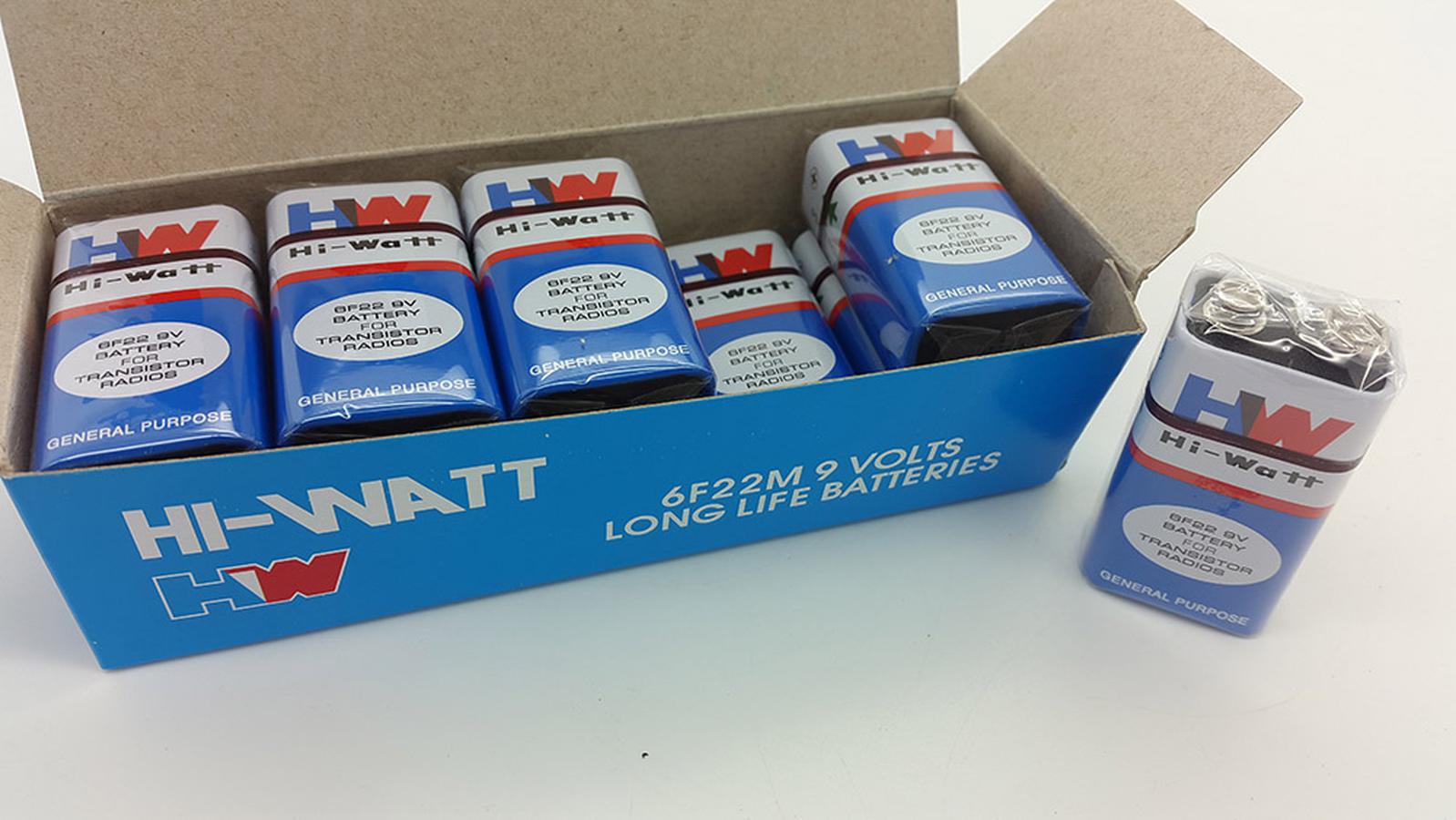 Buy 9 Volt Battery (Pack of 10) HW Online ₹349 from ShopClues