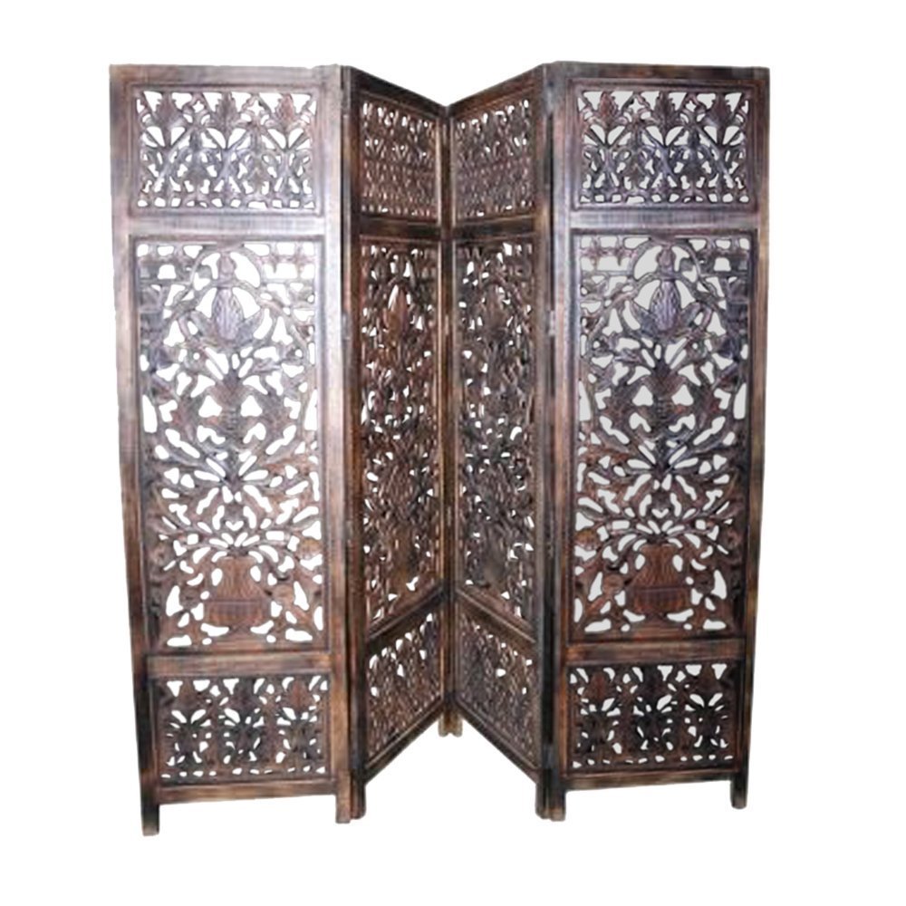 Buy Shilpi Assume Wooden Screen Divider Panel Classic Look Wooden