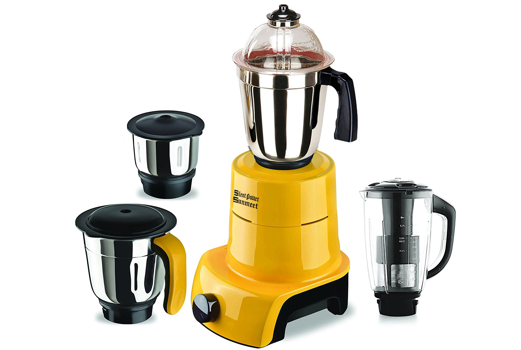 Buy SilentPowerSunmeet Yellow Color 600Watts Mixer Juicer Grinder with