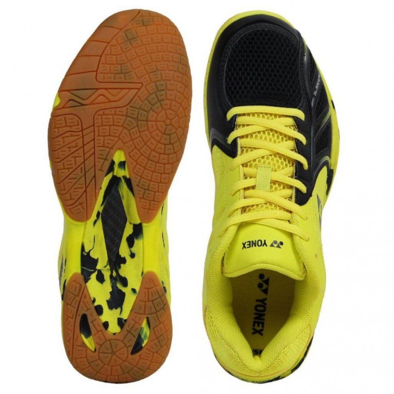 yonex yellow badminton shoes