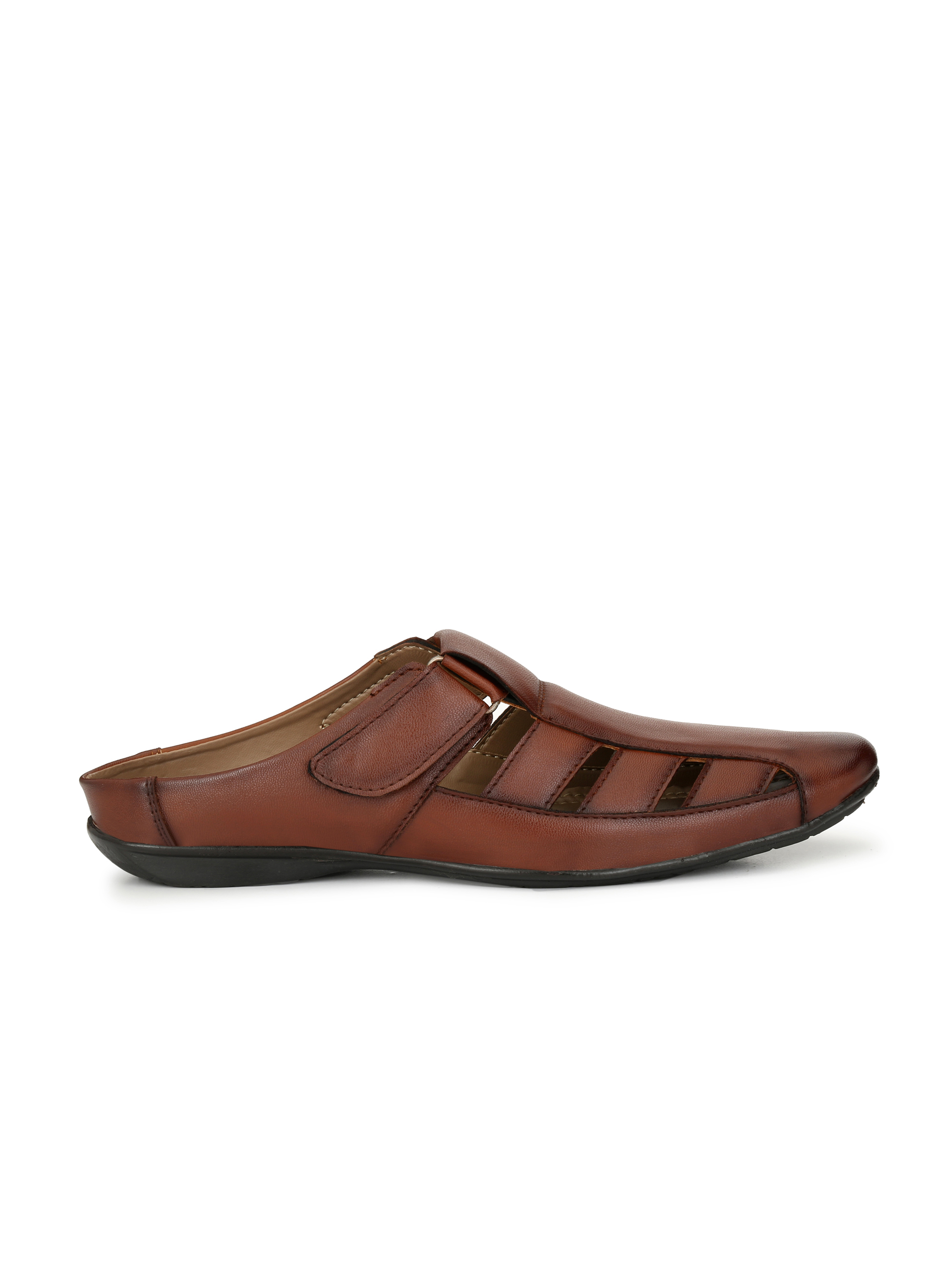 Buy El Paso Men's Brown Artificial Leather Velcro Closure Comfort Casual Sandals Online @ â¹949 