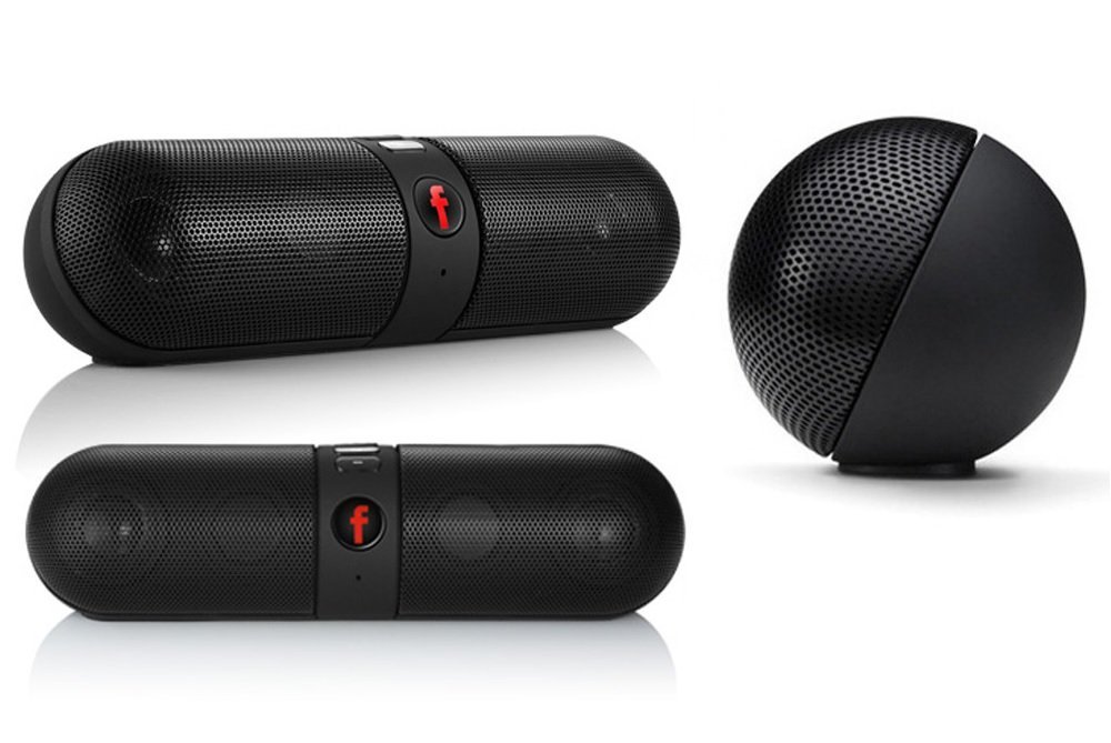 Buy Pill Portable Speaker Black Online @ ₹645 from ShopClues