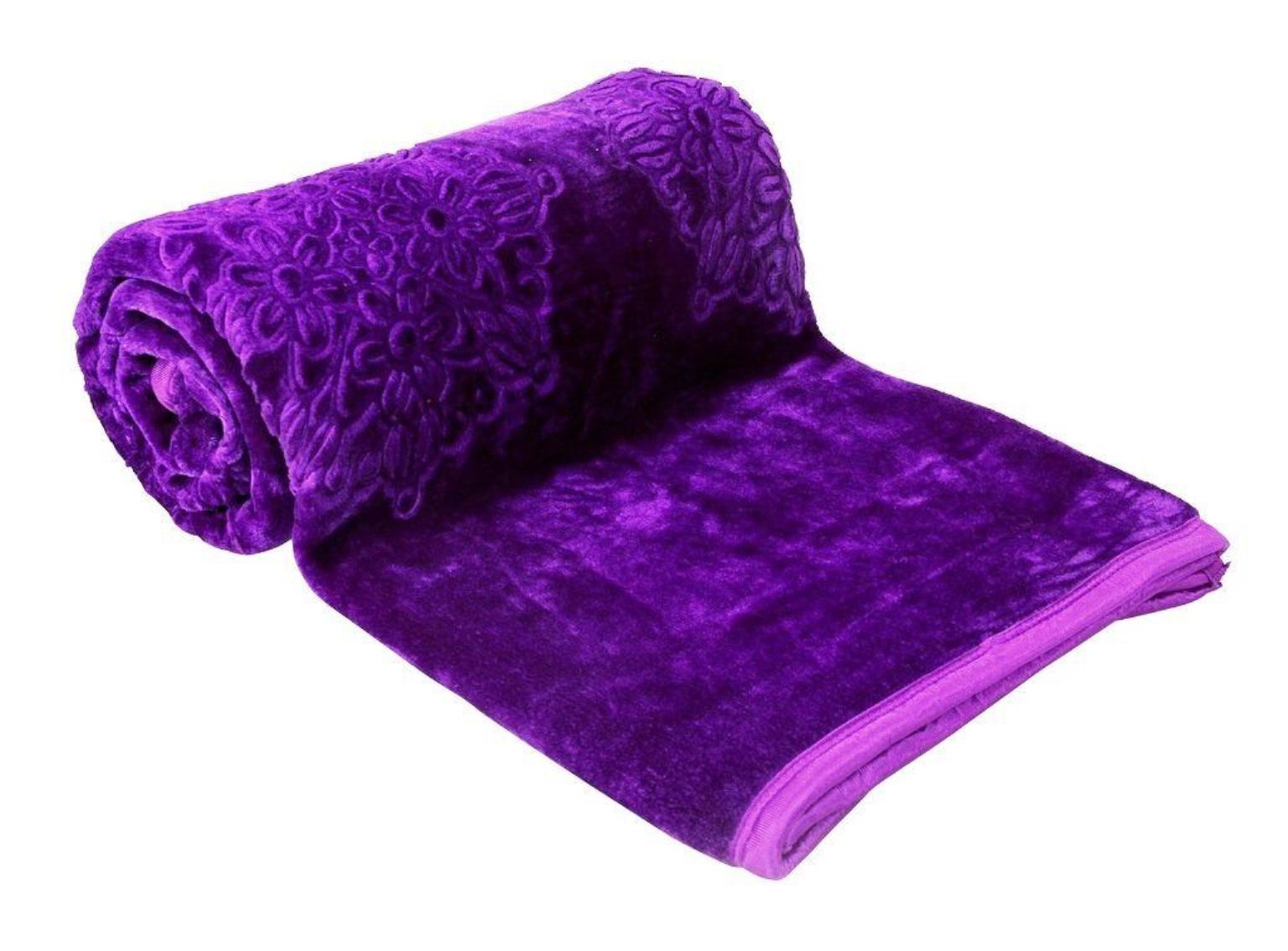 Buy shopping store Winter Soft Double Bed Mink Floral Blanket