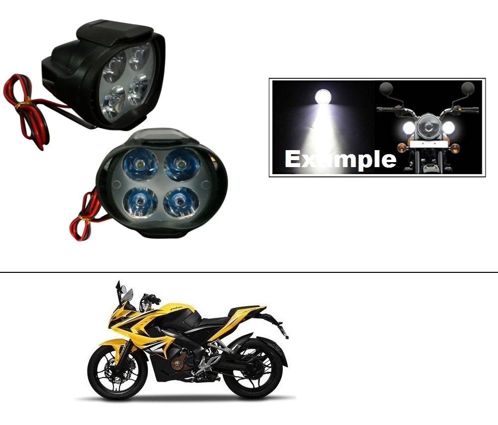 Buy UniqStuff 4 Led Small Circle Motorcycle Light Bike Fog Lamp Light