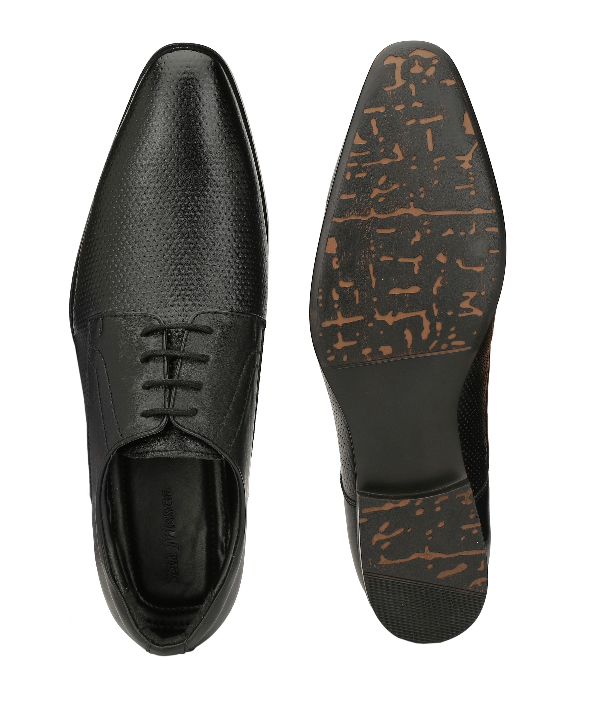 Buy San Frissco Mens Black Formal Shoes Online ₹2995 From Shopclues 4378