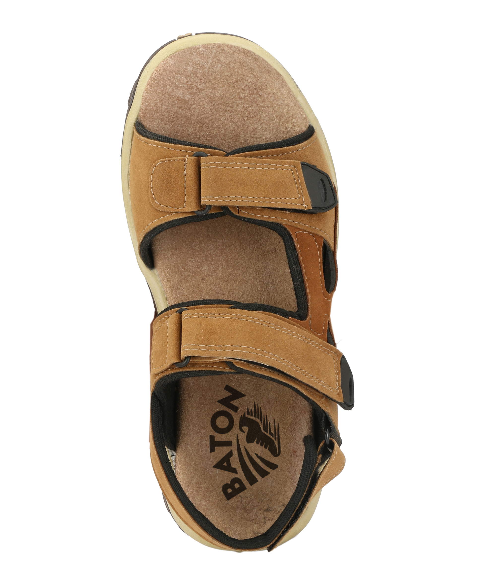 tan velcro sandals