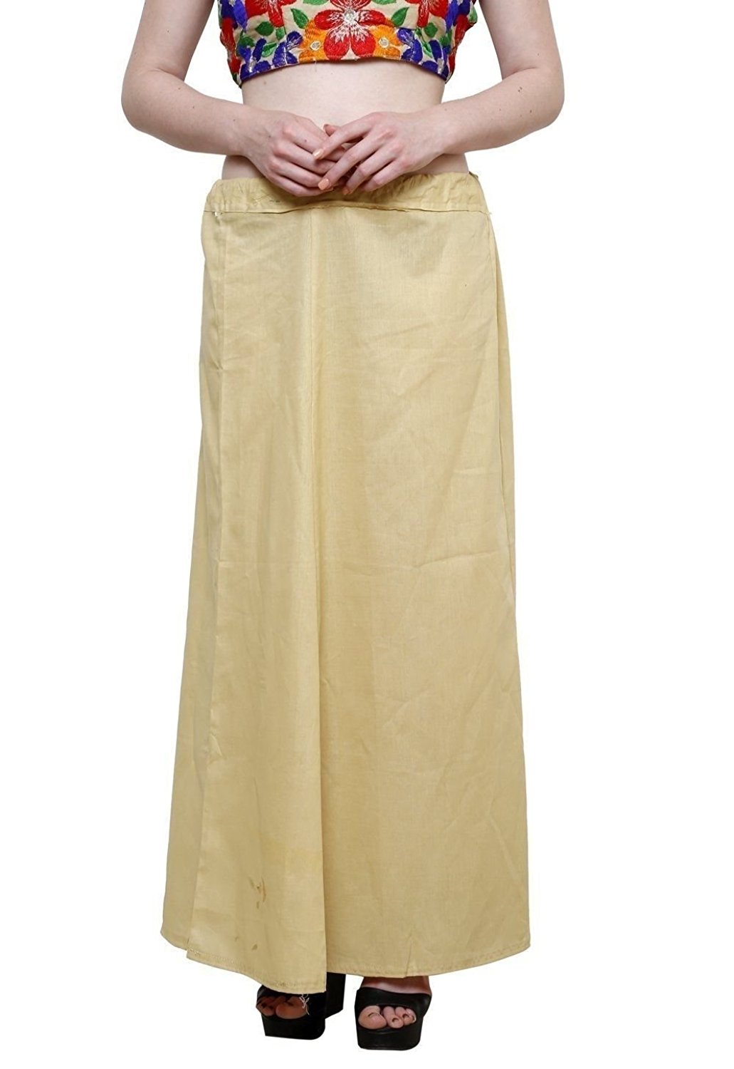 Buy Stylesindia Women's Cotton Readymade Indian Skirt Saree petticoats