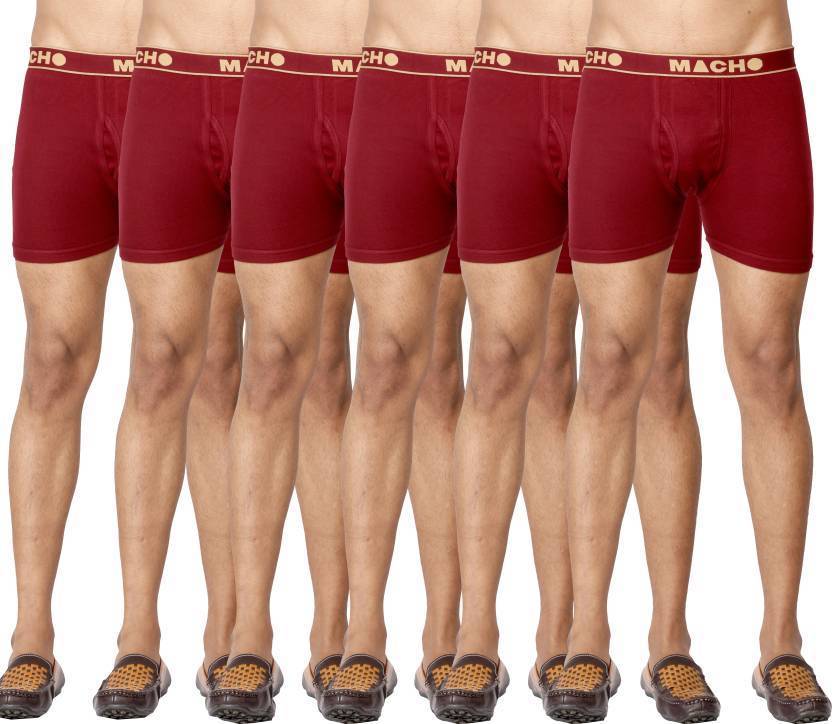 Buy (PACK OF 5) MACHO Men's Long Trunk/Underwear MultiColor Online