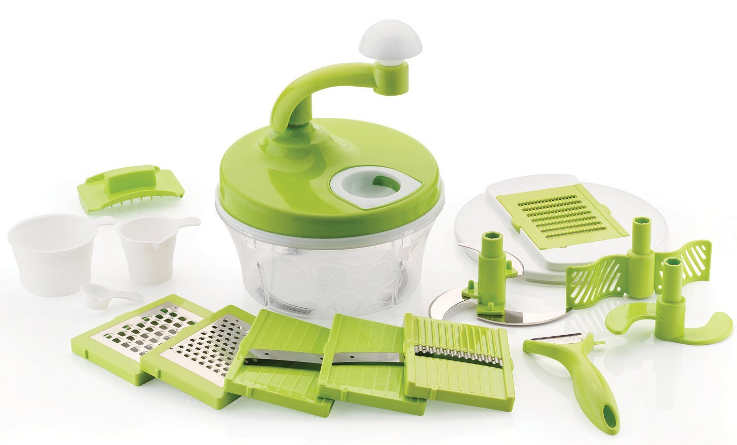 Buy Ankur Manual Food Processor Chopper, Blender, Atta Maker, Slicer