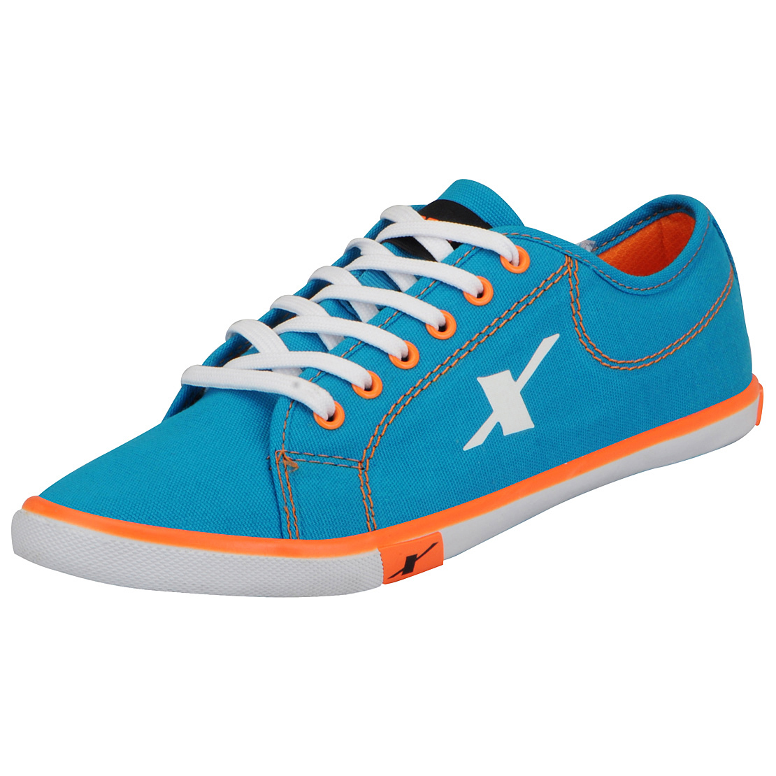 Buy Sparx Blue Orange Men's Canvas Sneakers Online @ ₹889 from ShopClues
