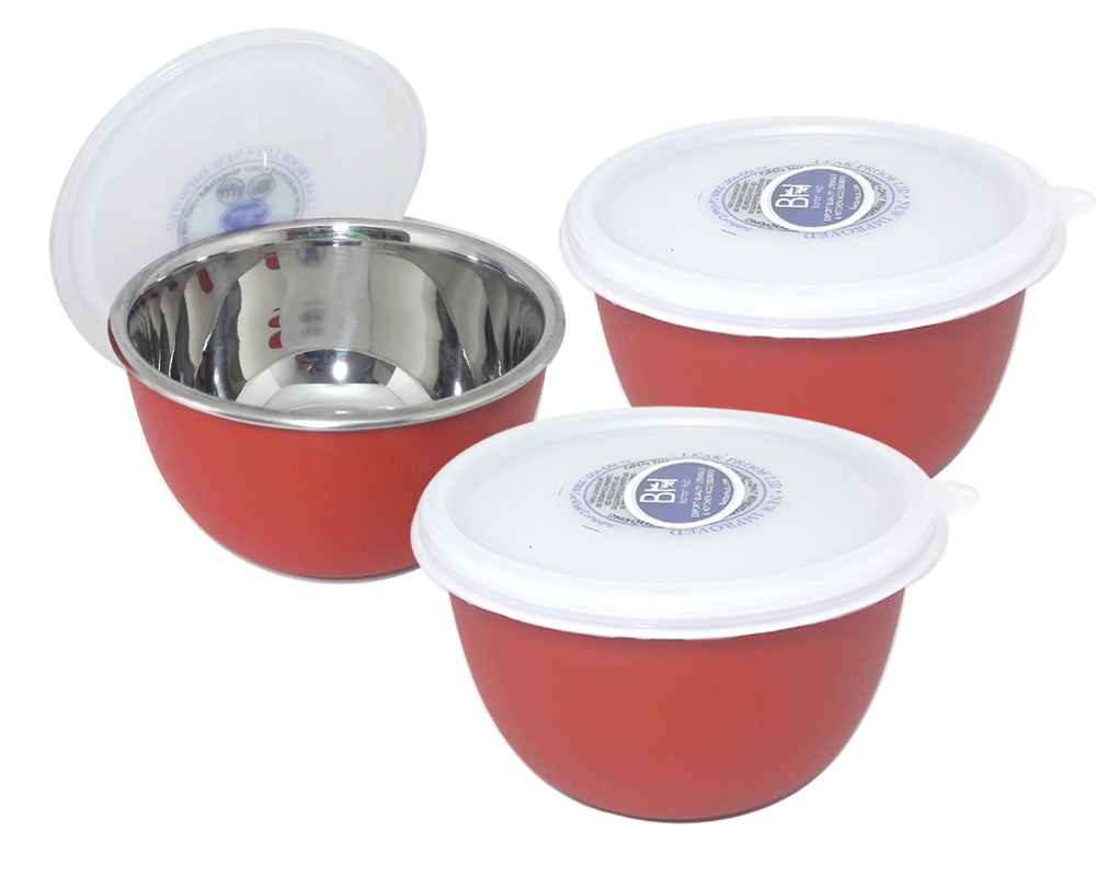 Buy Multiple Use Bowl Set (Microwave safe ,stainless steel inside