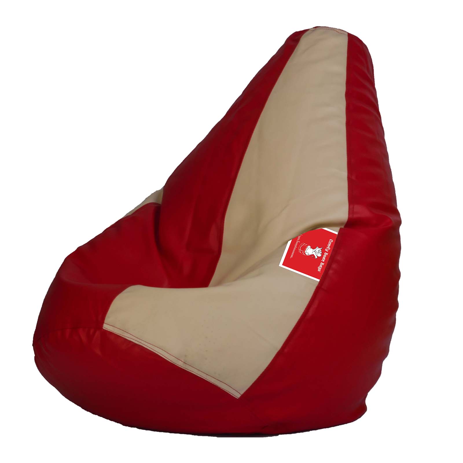 Buy Comfy Bean Bag CREAM RED L SIZE Without Fillers Cover Only Online