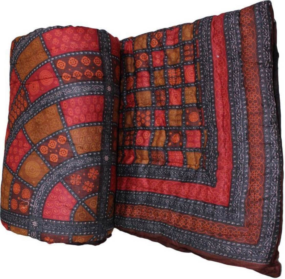 Buy Shopping store Double Bed Size Jaipuri Pure Cotton Quilt Razai Hand