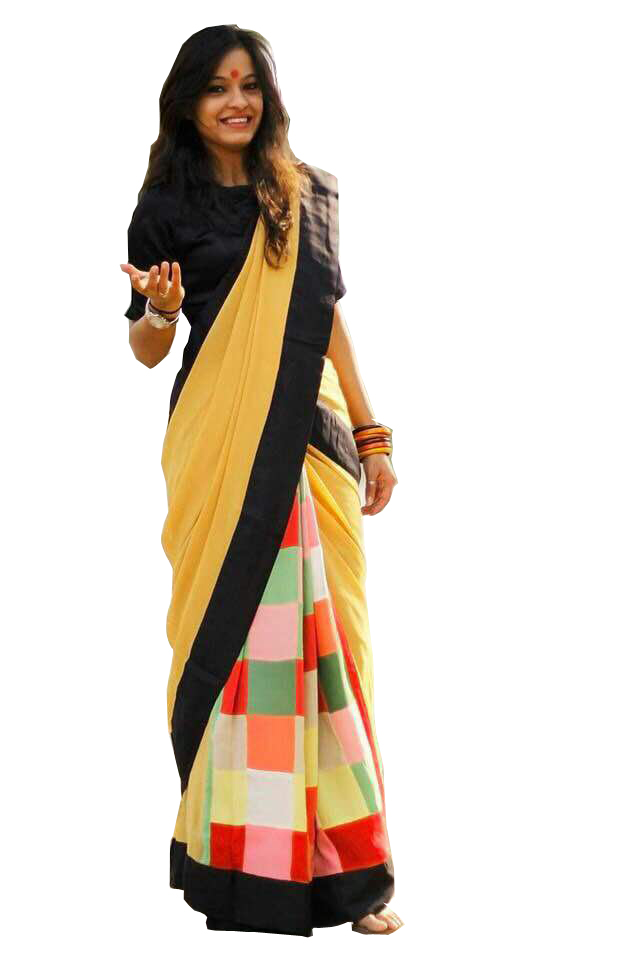 Shree Rajlaxmi Sarees Multicolor Art Silk Printed Saree With Blouse