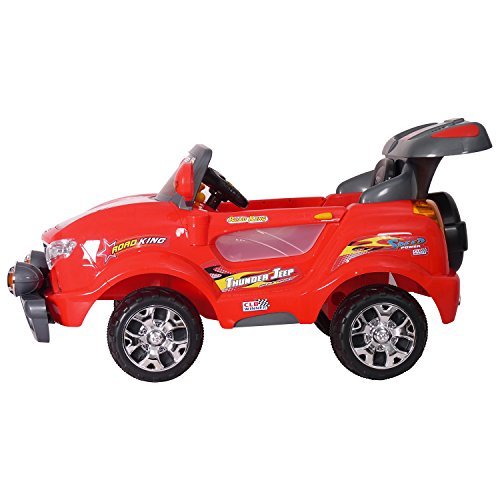 Buy Toyhouse Thunder Jeep 6V Rechargeable Battery Operated Ride On SUV ...