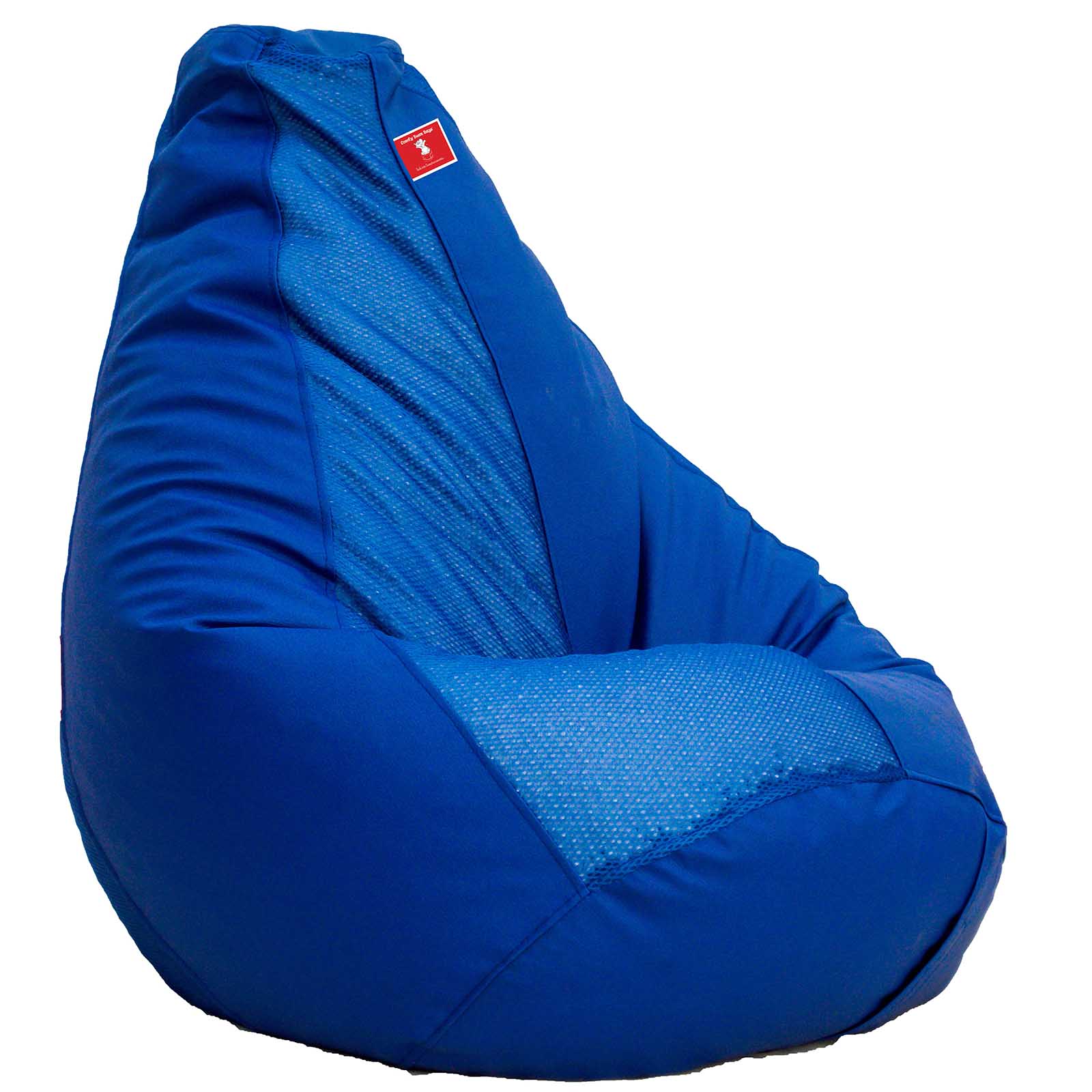 Buy Comfy Bean Bag NET BLUE L SIZE Without Fillers Cover Only Online