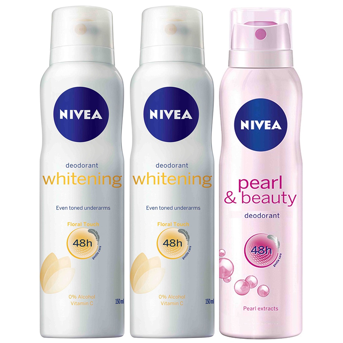 Buy Nivea Whitening Floral Deo Nivea Pearl Beauty Deodorant free Online ...