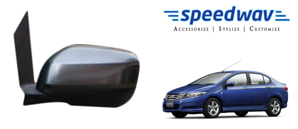 Speedwav Car Side Rear View Mirror Assembly Left Honda City 2009 In