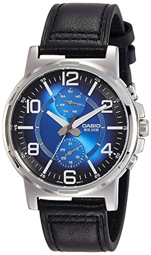 Buy Casio Enticer Analog Blue Dial Mens Watch Mtp E L B Vdf A Online From Shopclues