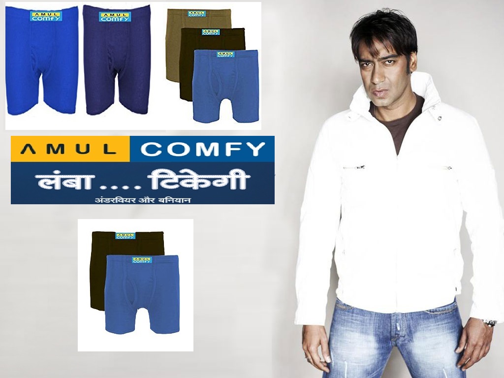 Buy (PACK OF 5) Amul Comfy Men's Cotton Trunk/Underwear EXCLUSIVE ...