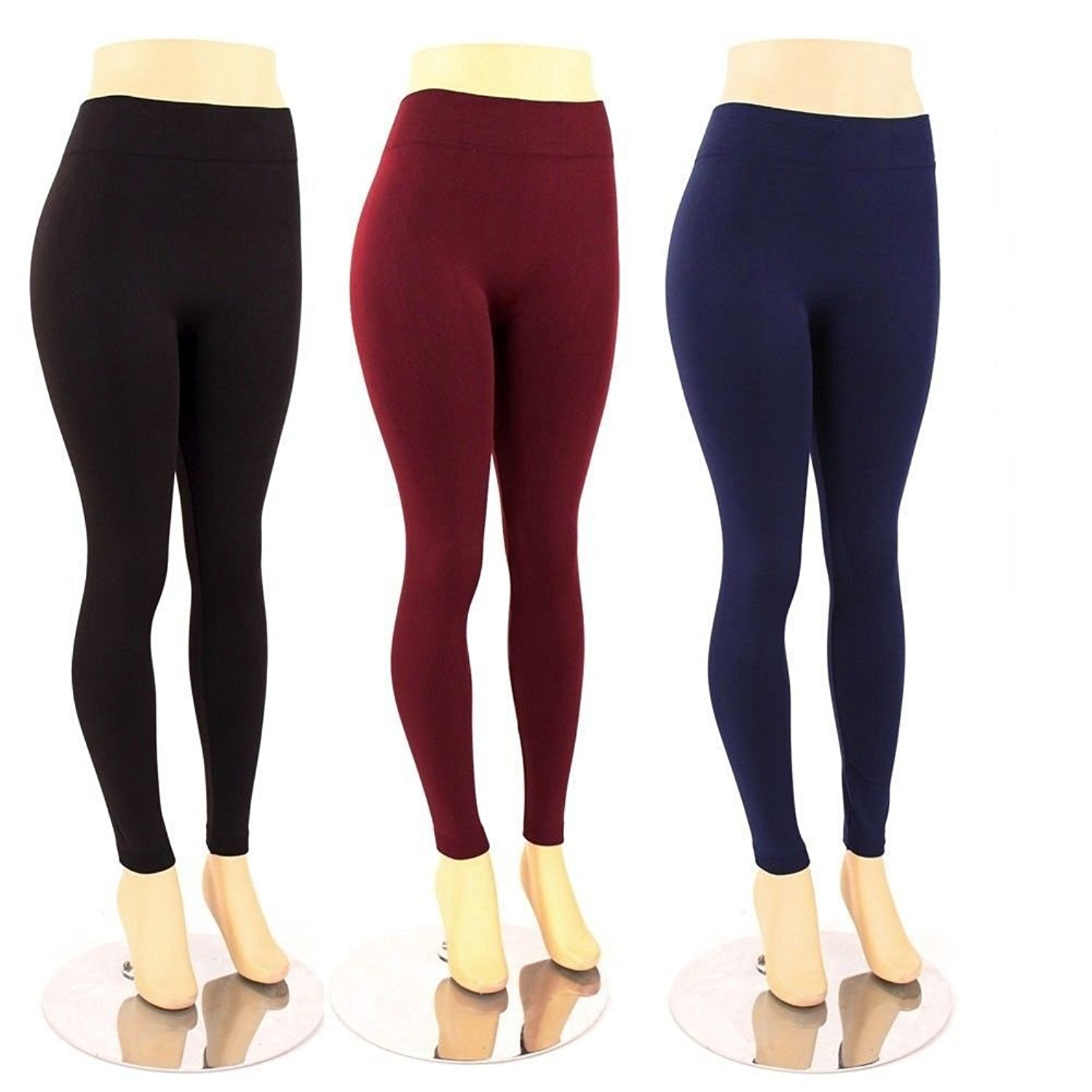 Buy (PACK OF 5) Warm Woollen Women's Winter Leggings - Assorted Pack ...