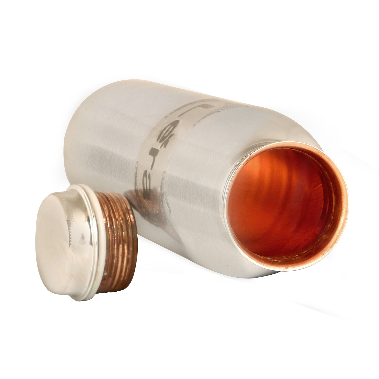 Buy 1000ml (Single) Nickel Plain Water Bottle is Leak Proof Joint Free for Ayurvedic Health