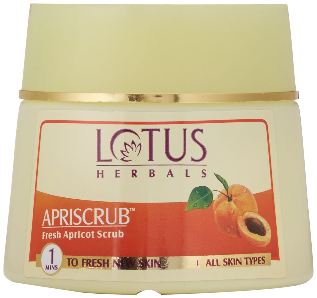Buy Lotus Herbals Apriscrub Fresh Apricot Scrub Online ₹385 from