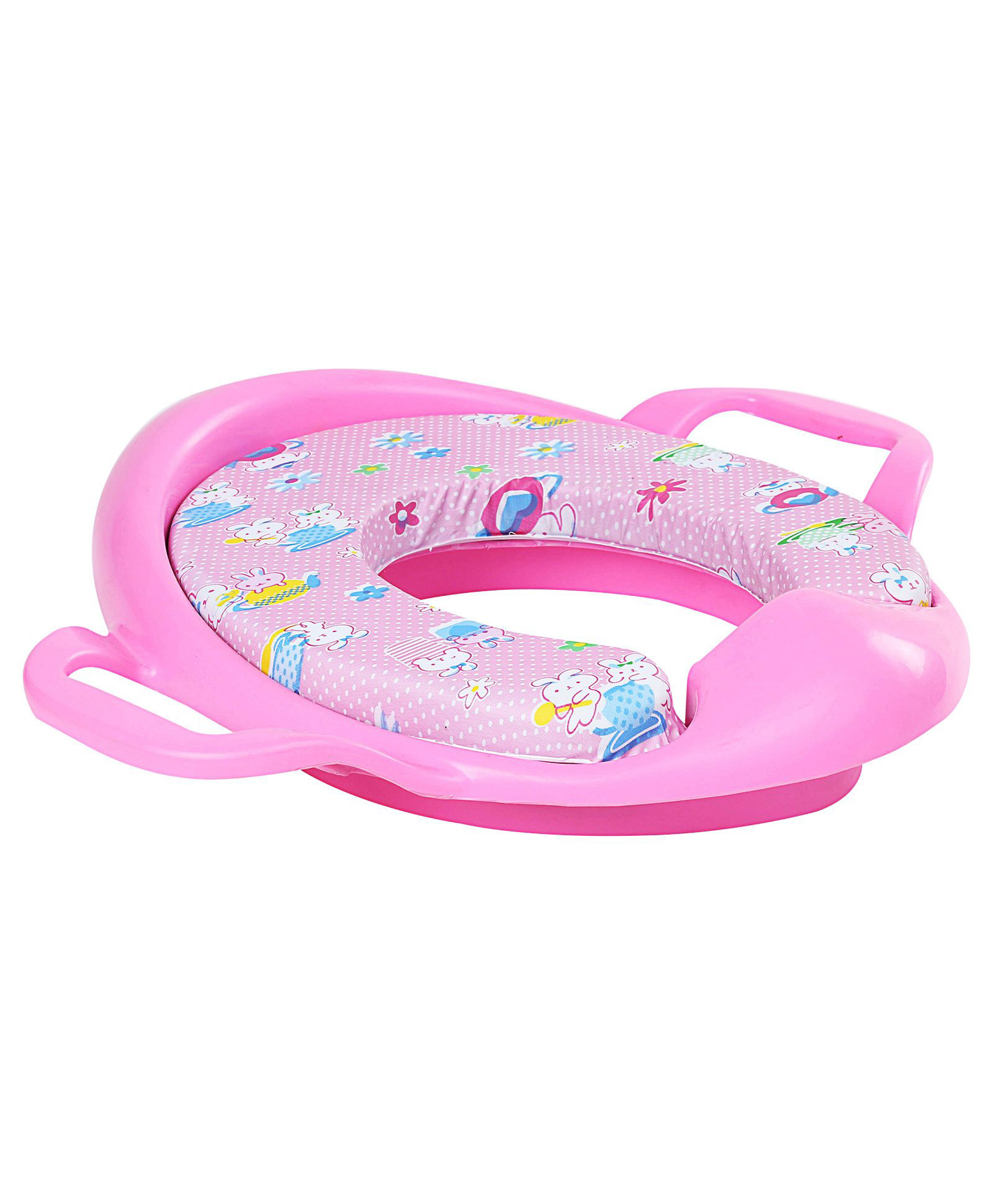 Buy Cushioned Baby Toilet Training Potty Seat With Handles Pink Online