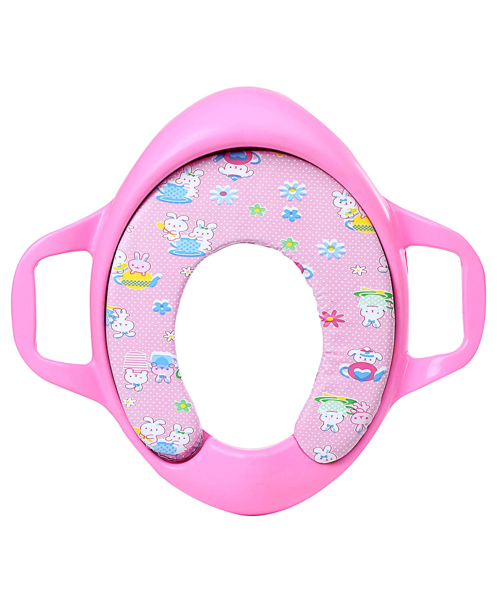 Buy Cushioned Baby Toilet Training Potty Seat With Handles Pink Online