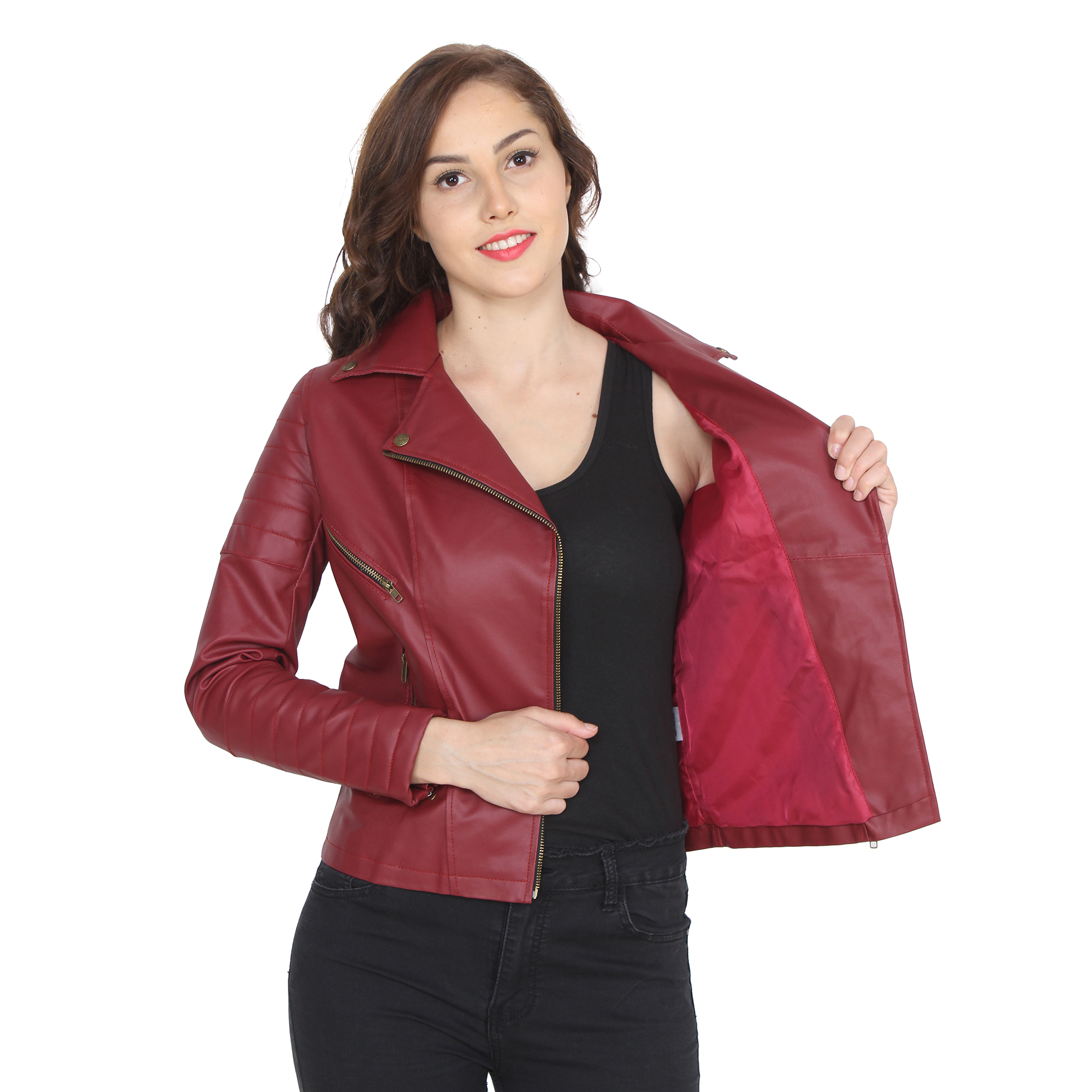 Buy Fashions Tree Maroon Long Coats For Women Online @ ₹849 from ShopClues