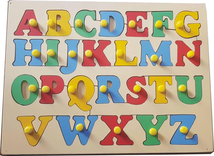 Buy ABC WOODEN PUZZLE FOR KIDS TO LEARN THE ALPHABETS . Online @ ₹350