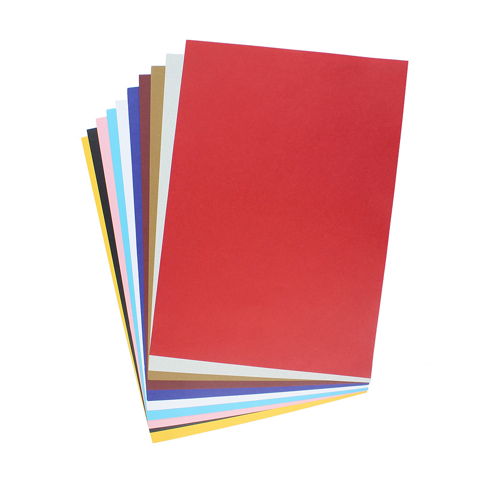 Buy Premium Coloured Craft Paper A4 size, 80 gsm, 20 sheets - 10