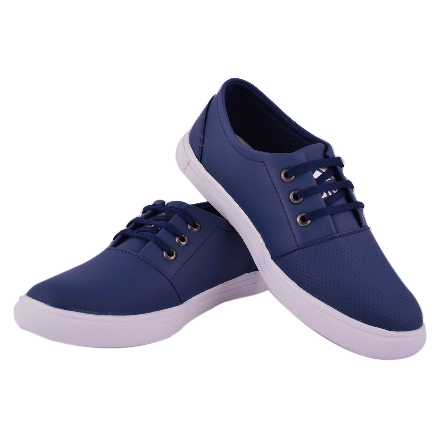 Buy Footfit Blue Lace Up Casual Shoes Online @ ₹499 from ShopClues