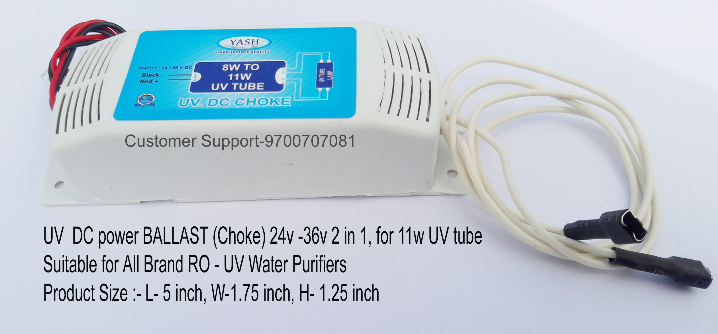 Buy Yesh DC power BALLAST (Choke) 24v 36v (2 in 1) for 11w UV tube