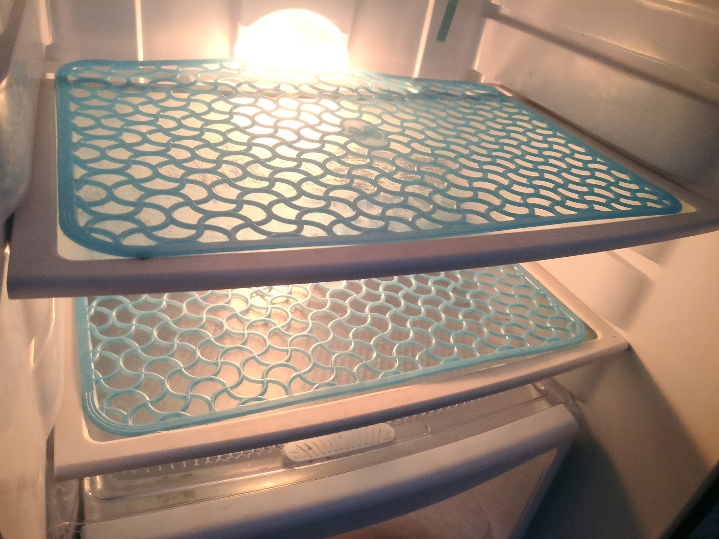 Buy BcH Blue Color Refrigerator Drawer Mats / Fridge Mats Pack of 6 Pc