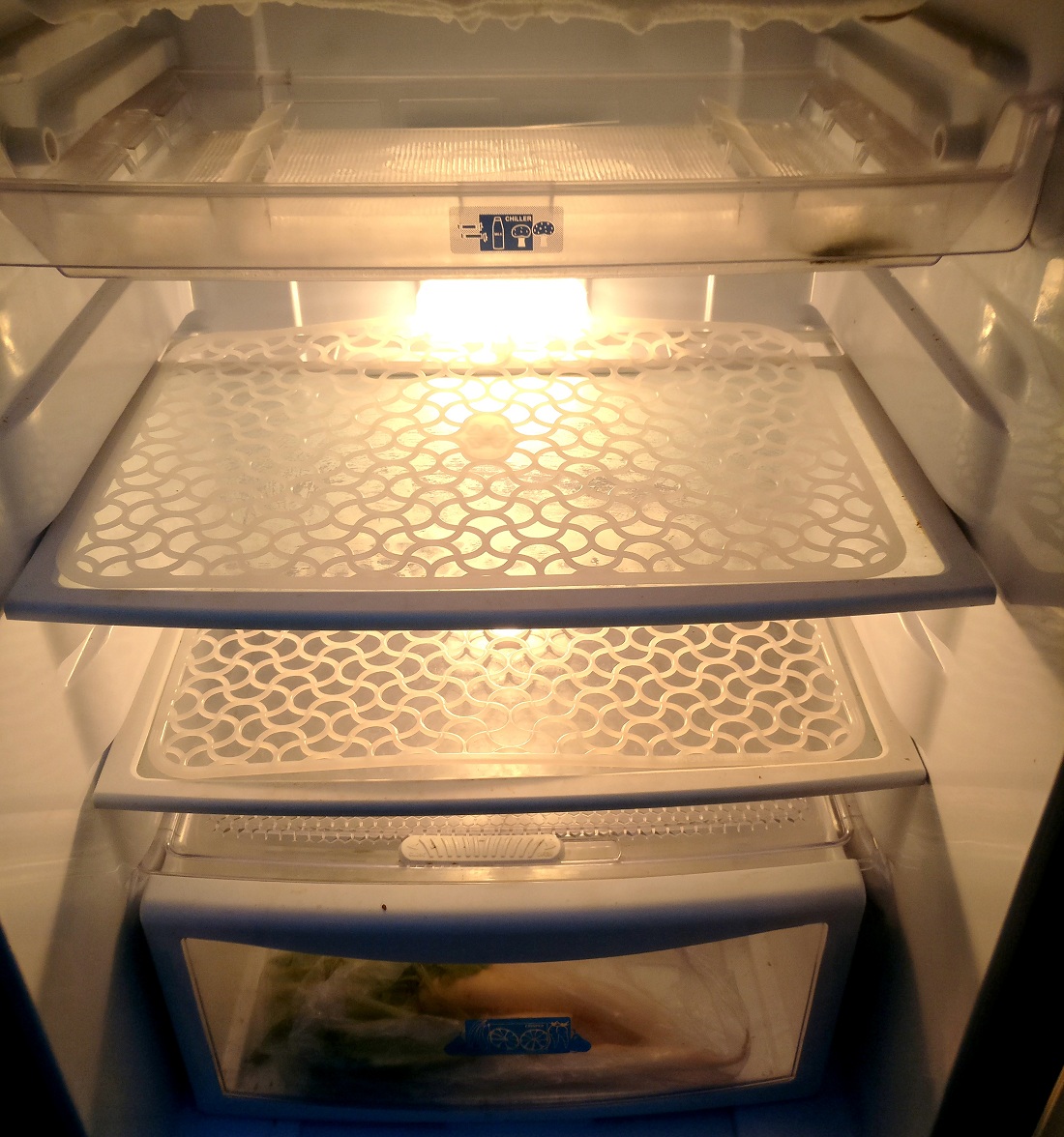 Buy BcH White Color Refrigerator Drawer Mats / Fridge Mats Pack of 6 Pc