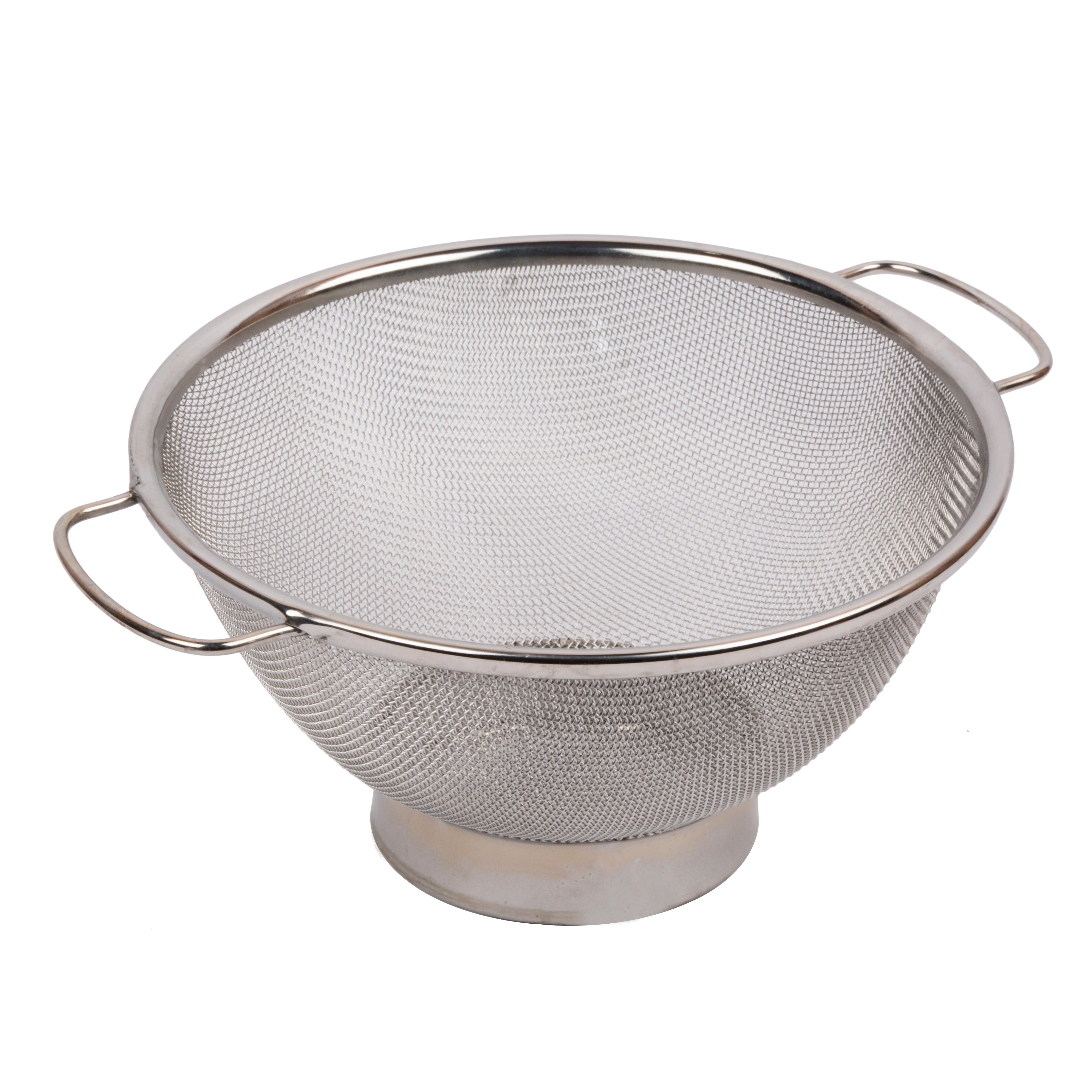 Buy Bartan shopee stainless steel heavy colander basket /multi purpose ...