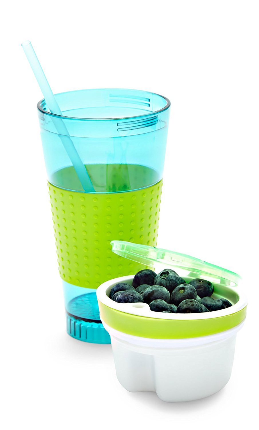 Buy Right Traders Plastic Snack Drink Cup with Straw Perfect Plastic