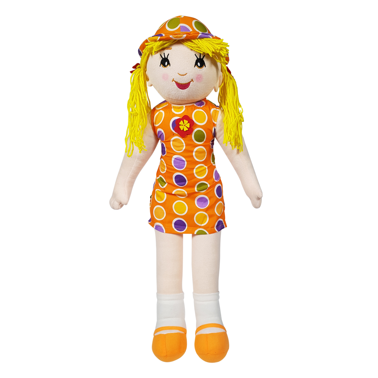 Buy Ultra Candy Doll Soft Toy With Polka Dots 27 Inches - Orange Online ...