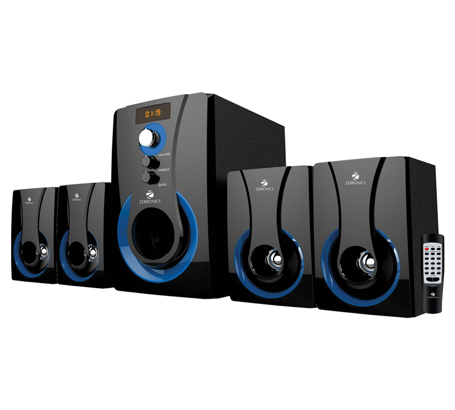Buy Zebronics ZEBSW3490RUCF 4.1 Multimedia Home Theater System Online