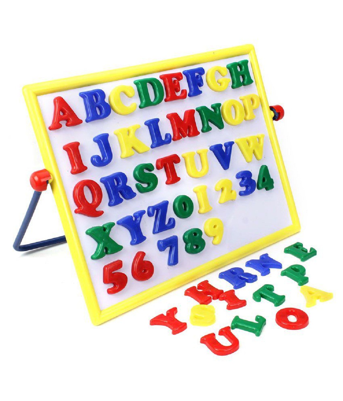 Buy Kids Educational Alphabet Magnetic Number Board With Marker, Chalk 