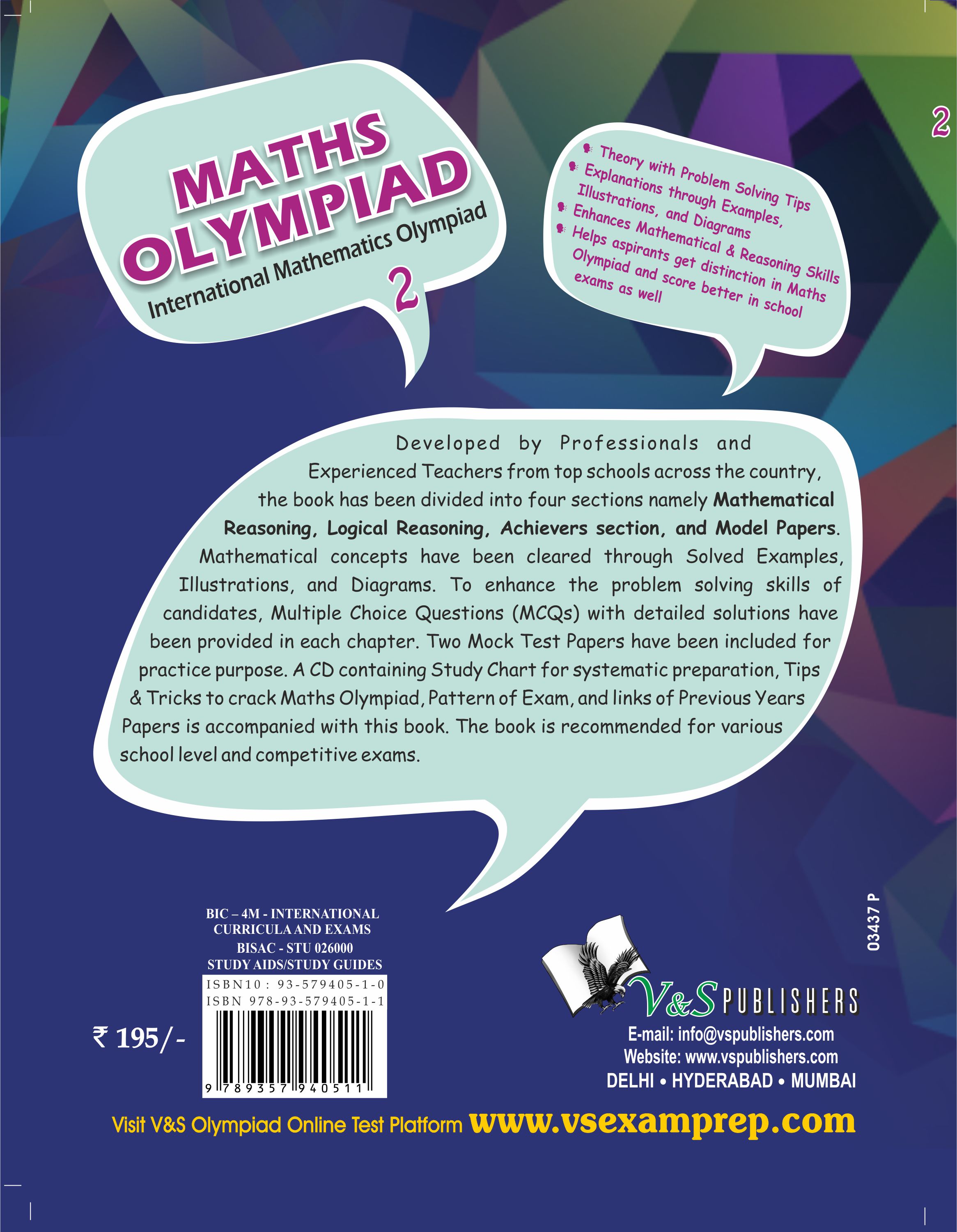 Buy international maths olympiad class 2 online 176 from shopclues
