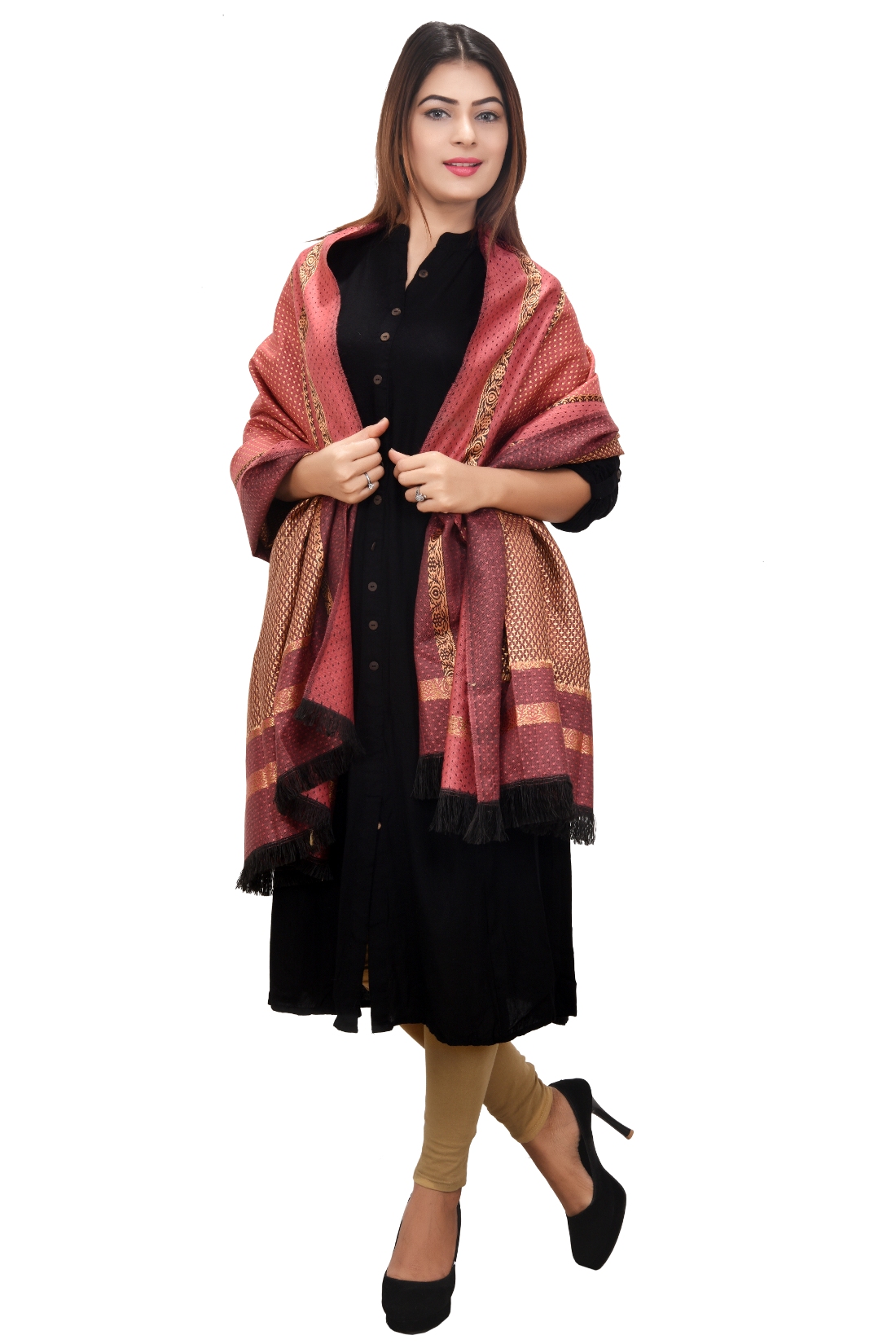Buy Womens Woolen Shawl Online @ ₹799 from ShopClues
