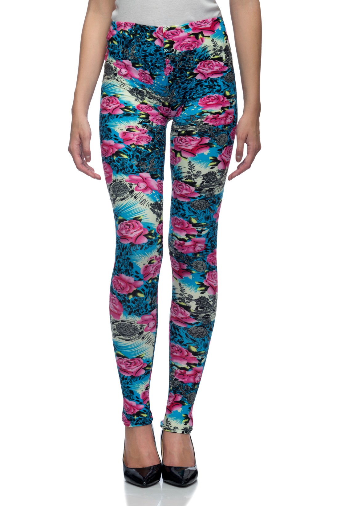 Buy Tara Lifestyle Printed Stretchable Leggings For Womens-Free Size ...