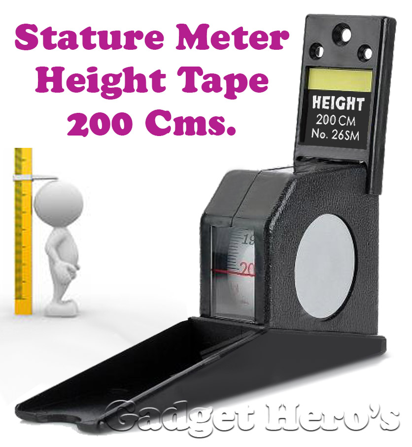 Buy Gadget Hero's Wall Mounted Height Measuring Scale Stature Meter 200cms/78inch/2M Online