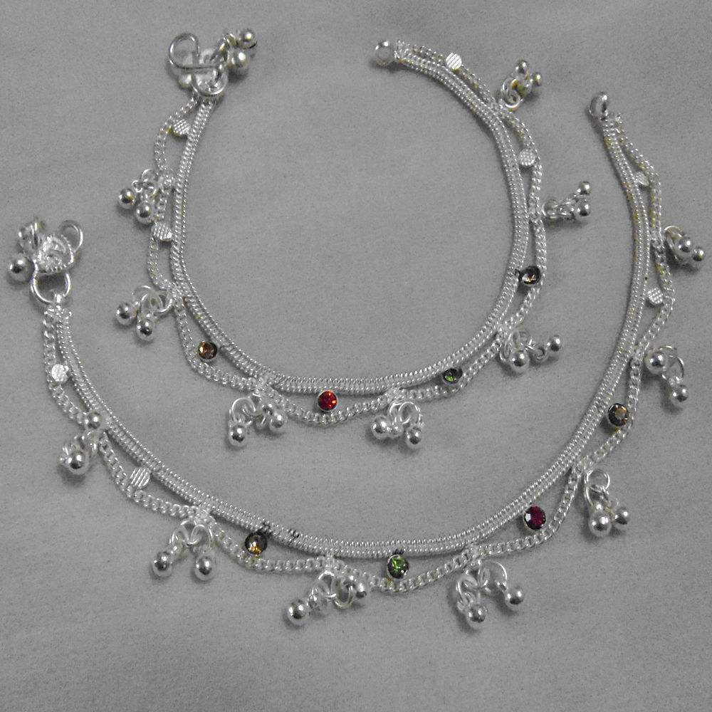 Silver Plated Baby Girl Child /Children / Kids bracele anklet (payal