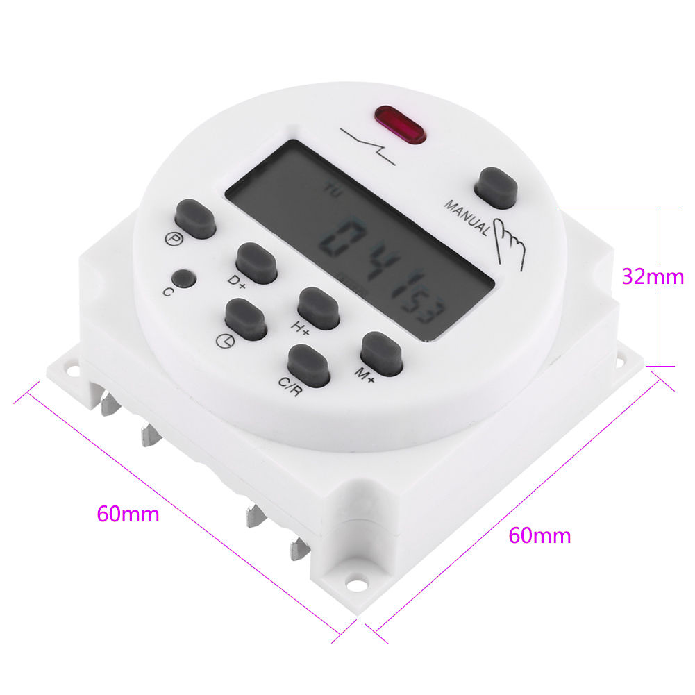 Buy Gadget Hero's 24V220V LCD Digital Weekly Programmable Power Timer